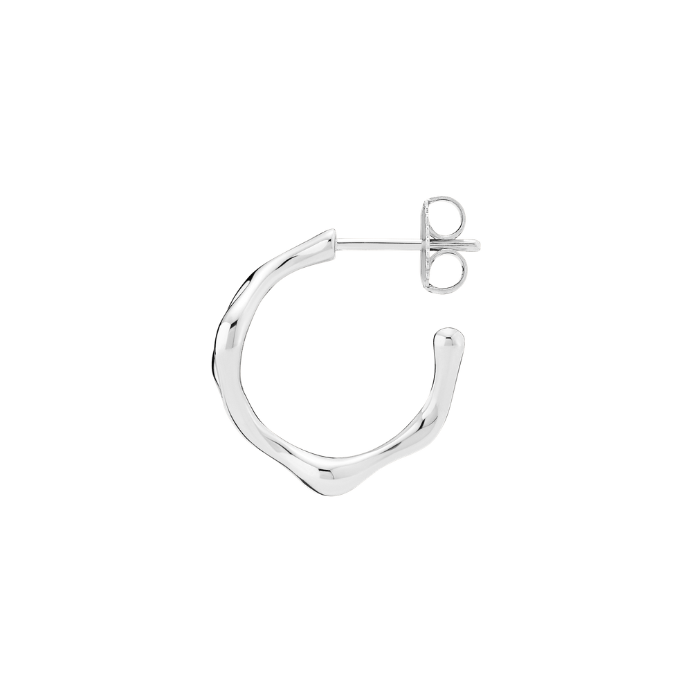 Luna Hoop 14 - Silver