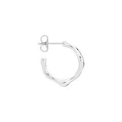 Luna Hoop 14 - Silver