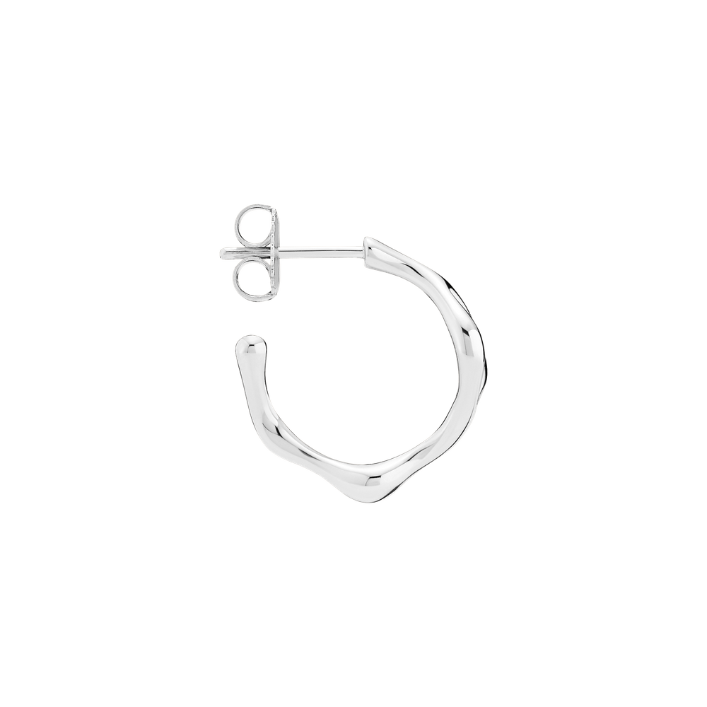 Luna Hoop 14 - Silver