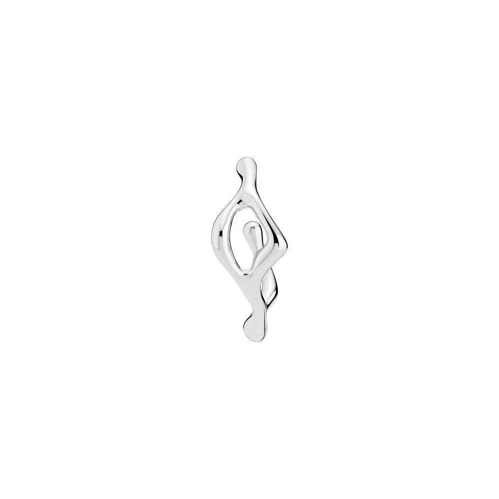 Luna Hoop 14 - Silver