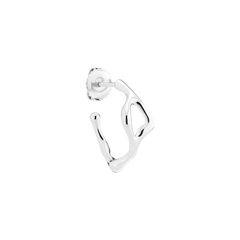 Luna Hoop 14 - Silver