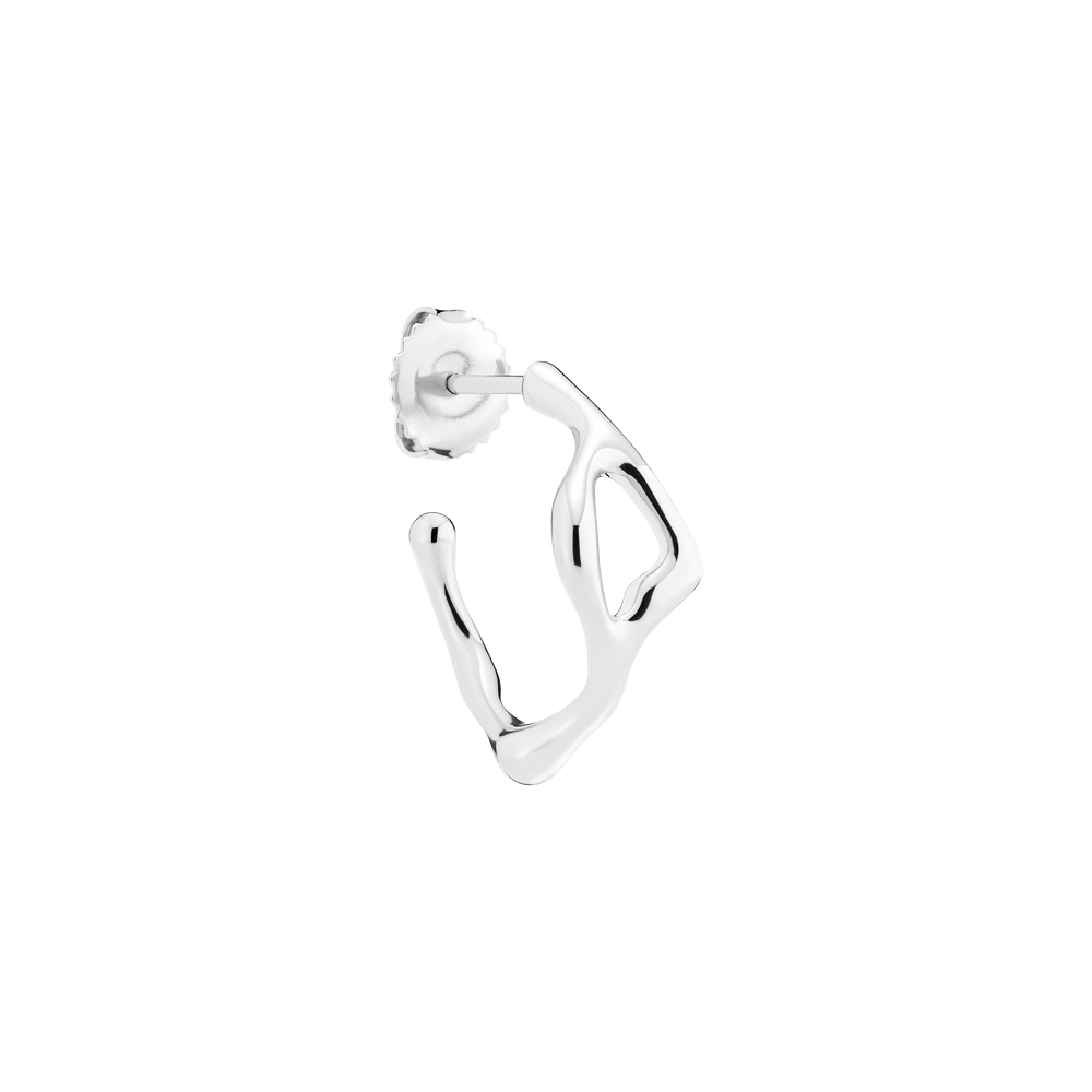 Luna Hoop 14 - Silver