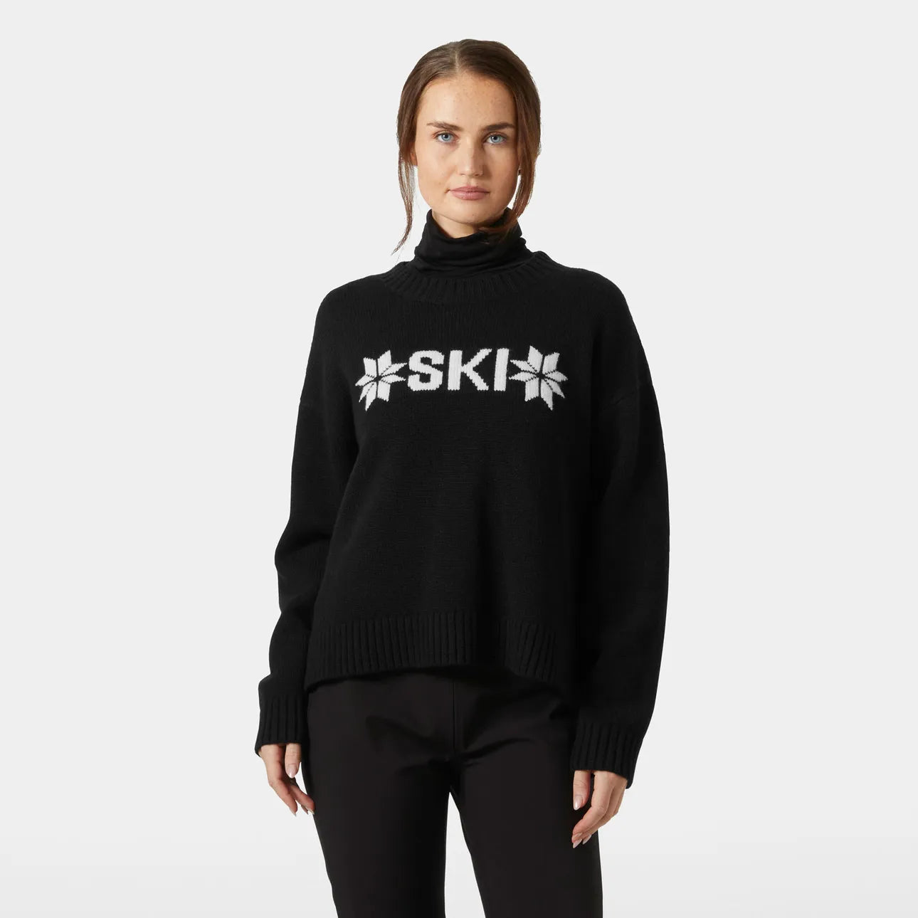 W Bliss Ski Knit Sweater - Svart
