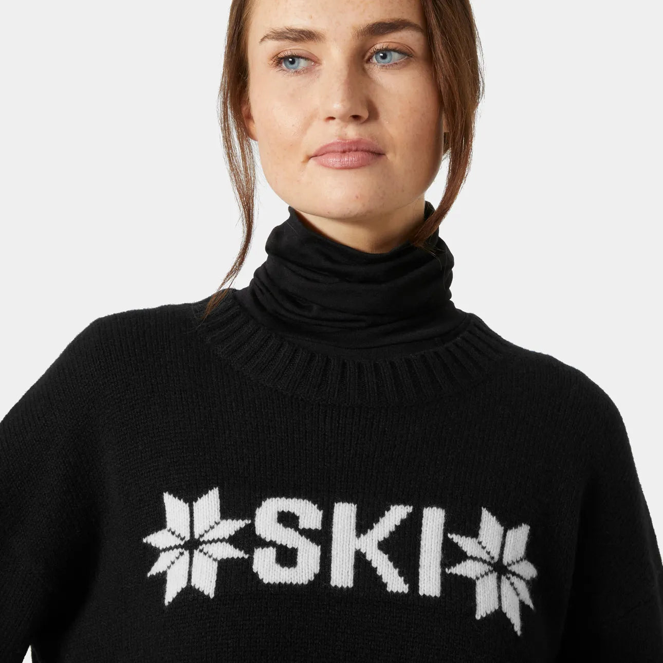 W Bliss Ski Knit Sweater - Svart