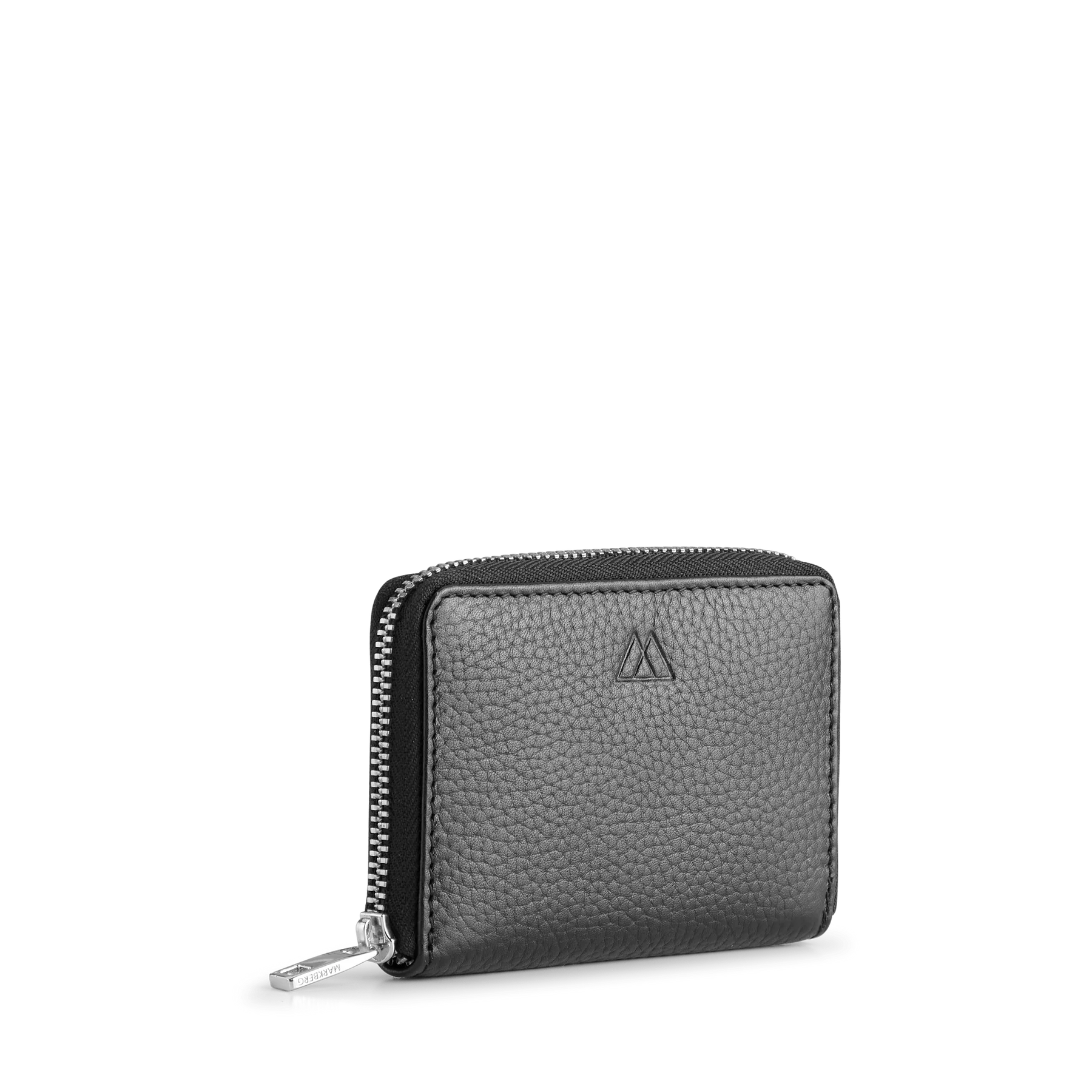 Selma Wallet Grain - Black