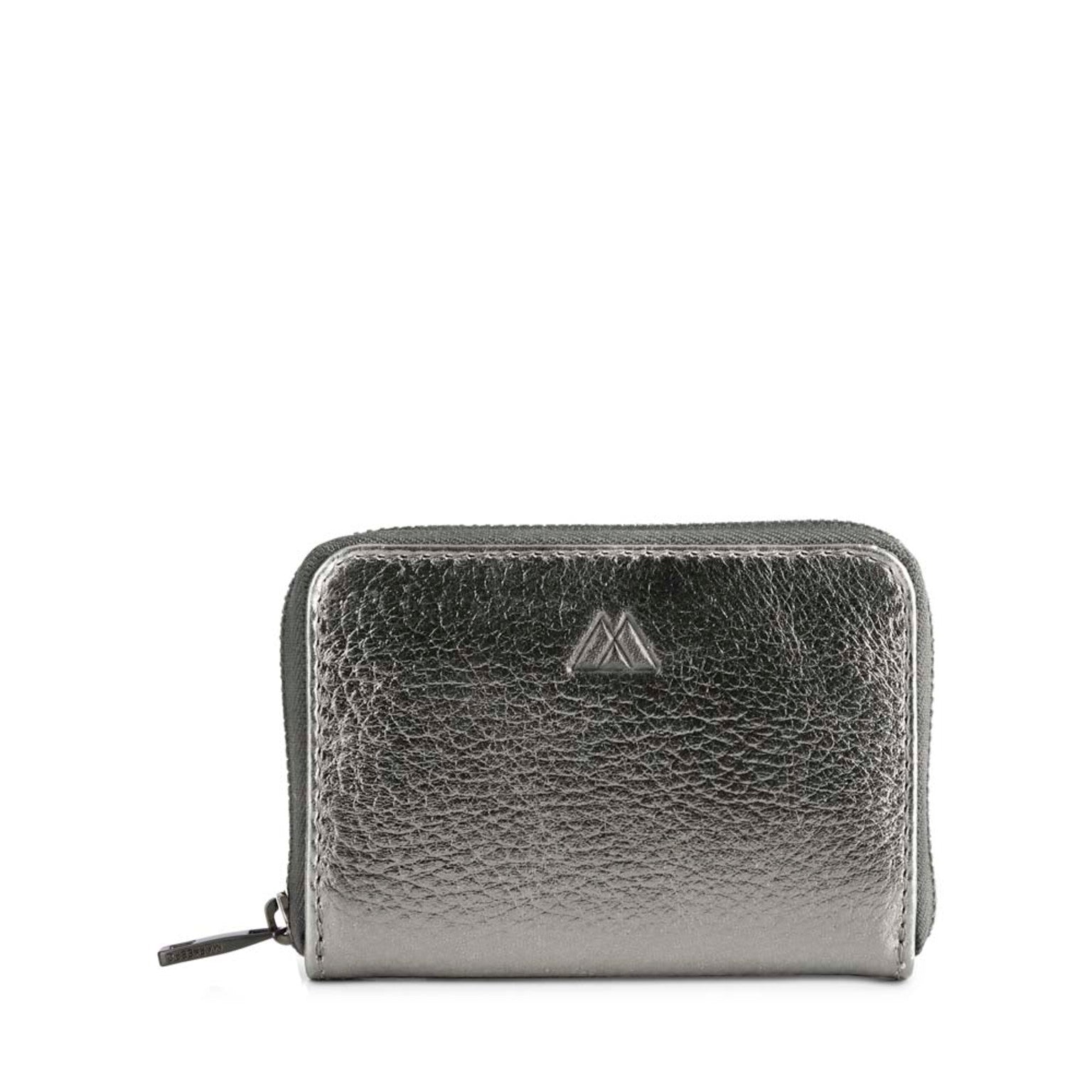 Selma Wallet Grain - Gunmetal