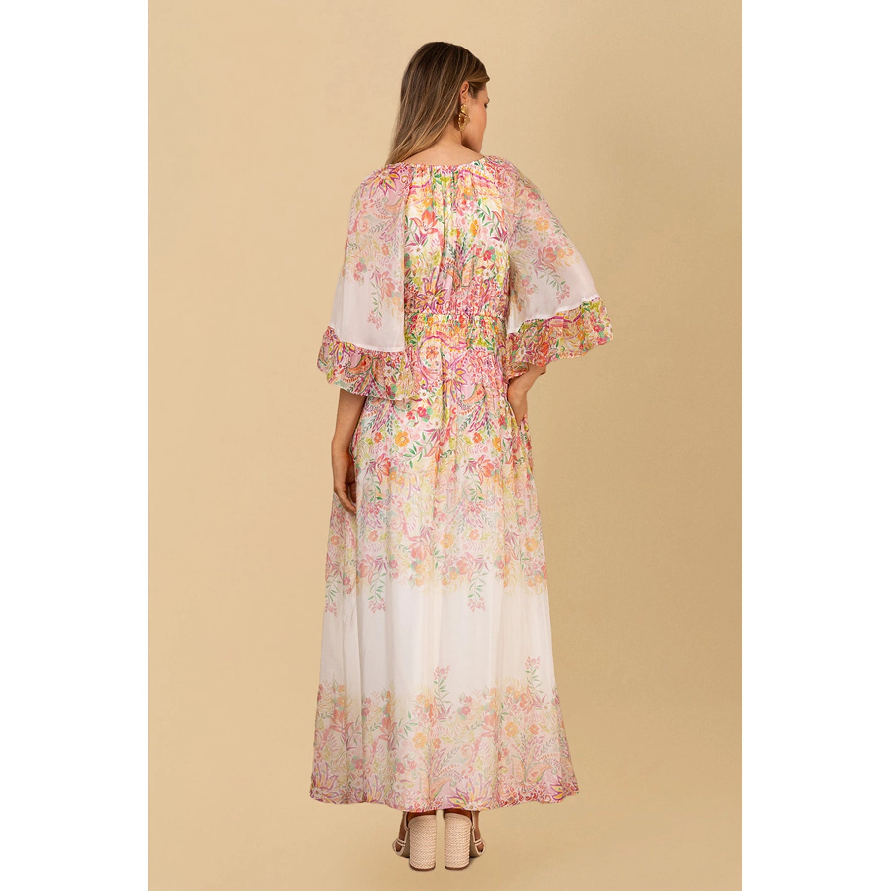 Celia Long Dress - Rosa