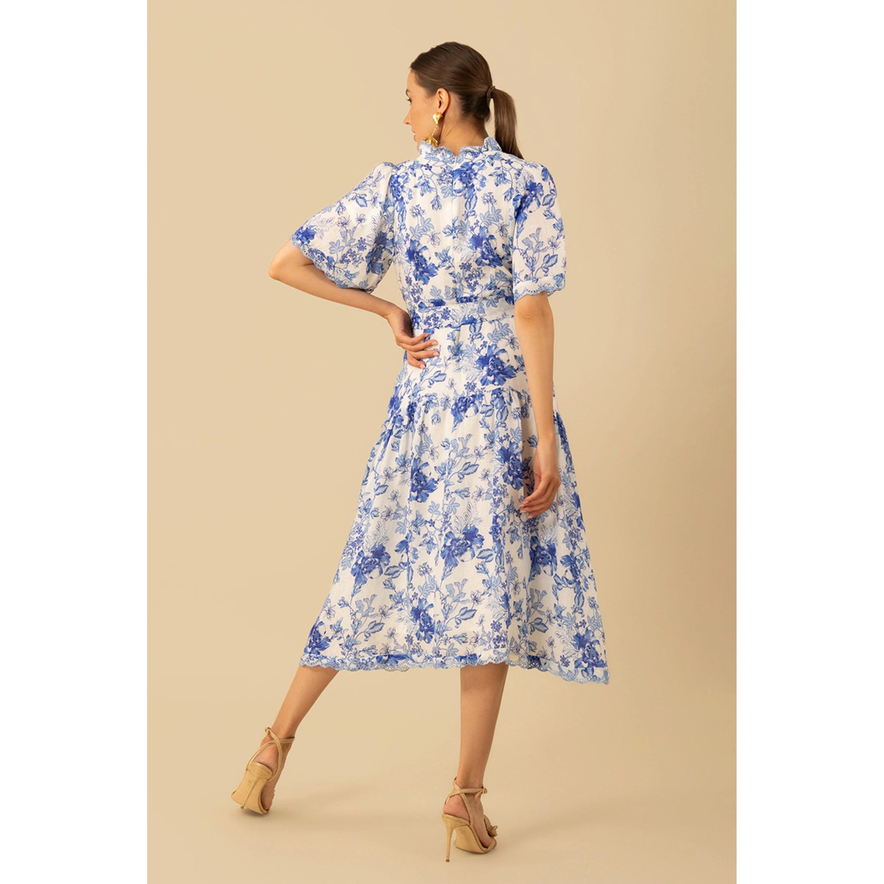 Emmalyn Long Dress - Blå