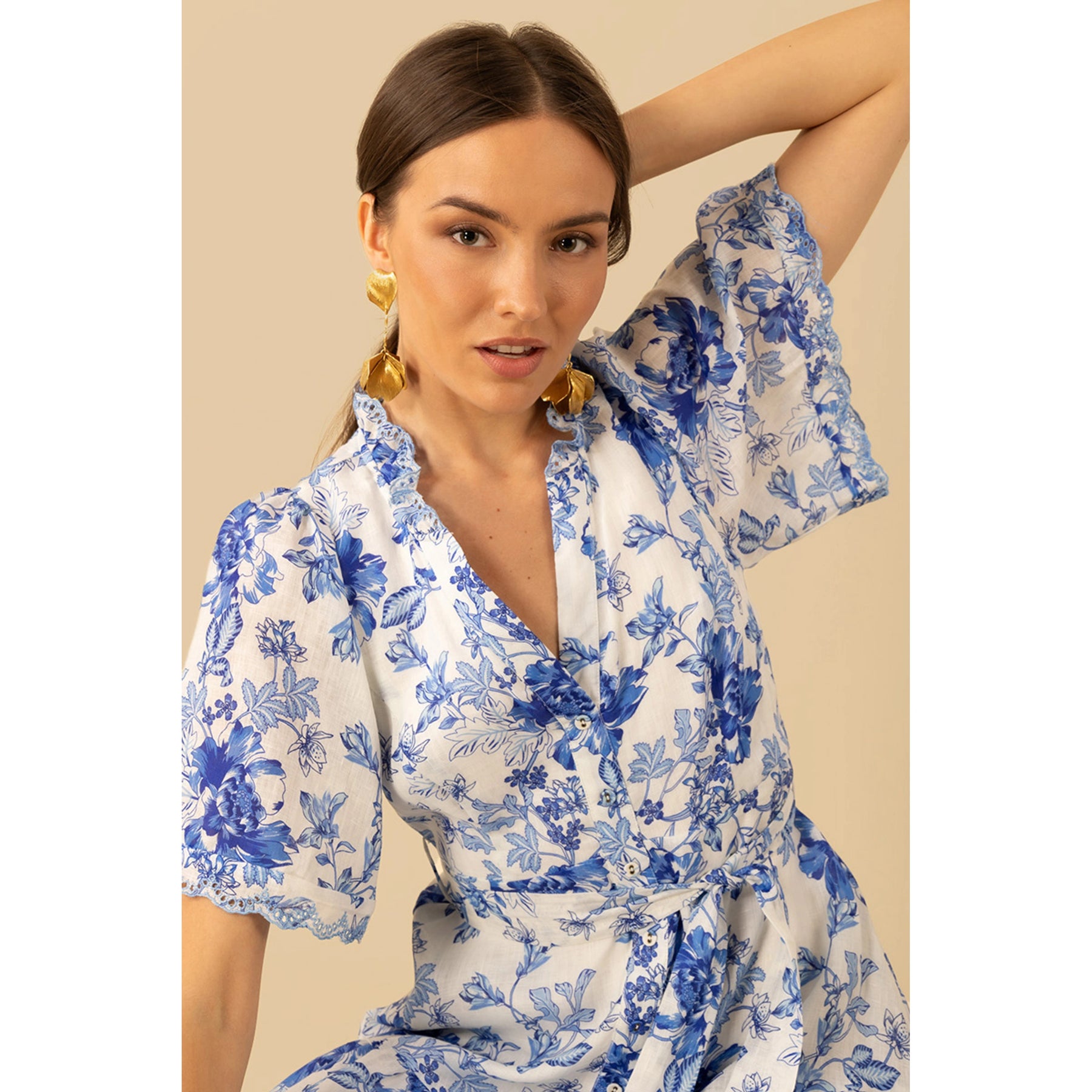 Emmalyn Long Dress - Blå