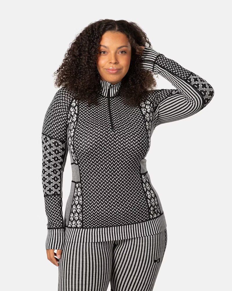 Smekker Half-Zip - Svart