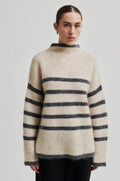 Ovalis Knit T-Neck - Brazilian Sand Grey
