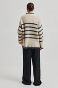 Ovalis Knit T-Neck - Brazilian Sand Grey