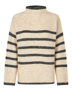 Ovalis Knit T-Neck - Brazilian Sand Grey