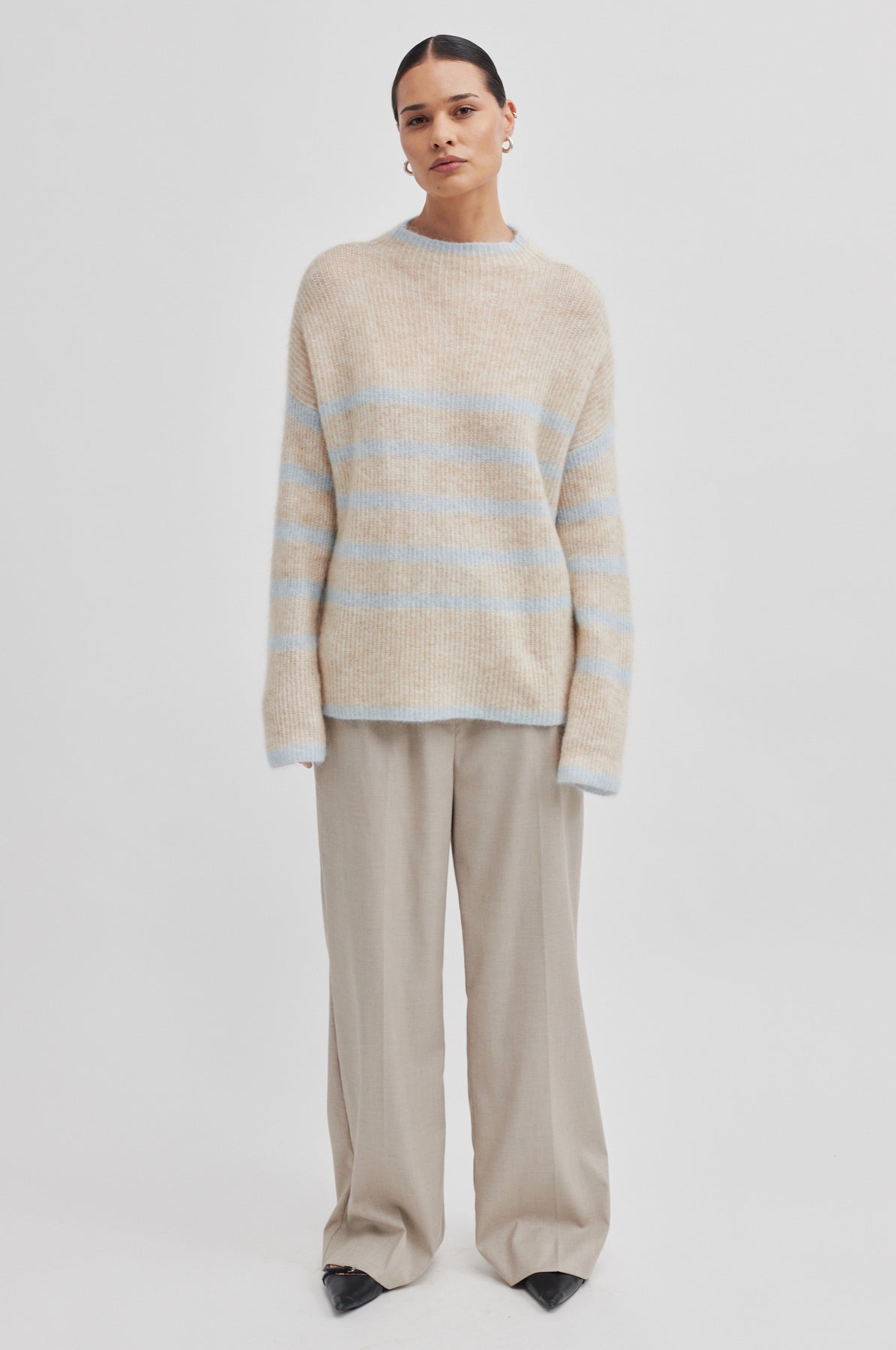 Ovalis Knit T-Neck - Starlight Blue