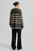 Ovalis Knit T-Neck - Chocolate Chip