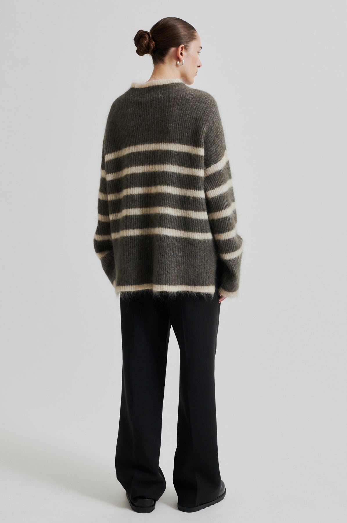 Ovalis Knit T-Neck - Chocolate Chip