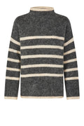 Ovalis Knit T-Neck - Volcanic Ash