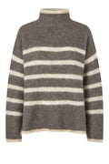 Ovalis Knit T-Neck - Chocolate Chip