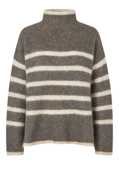 Ovalis Knit T-Neck - Chocolate Chip