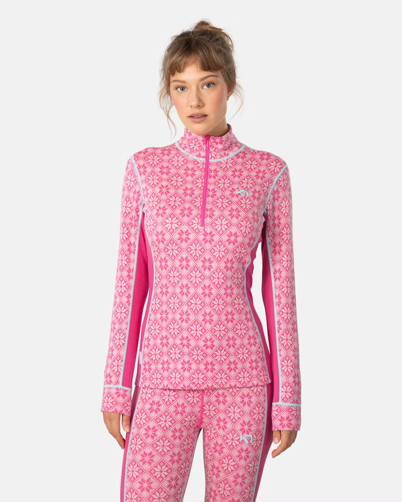 Kari Traa Rose Half Zip - Rosa
