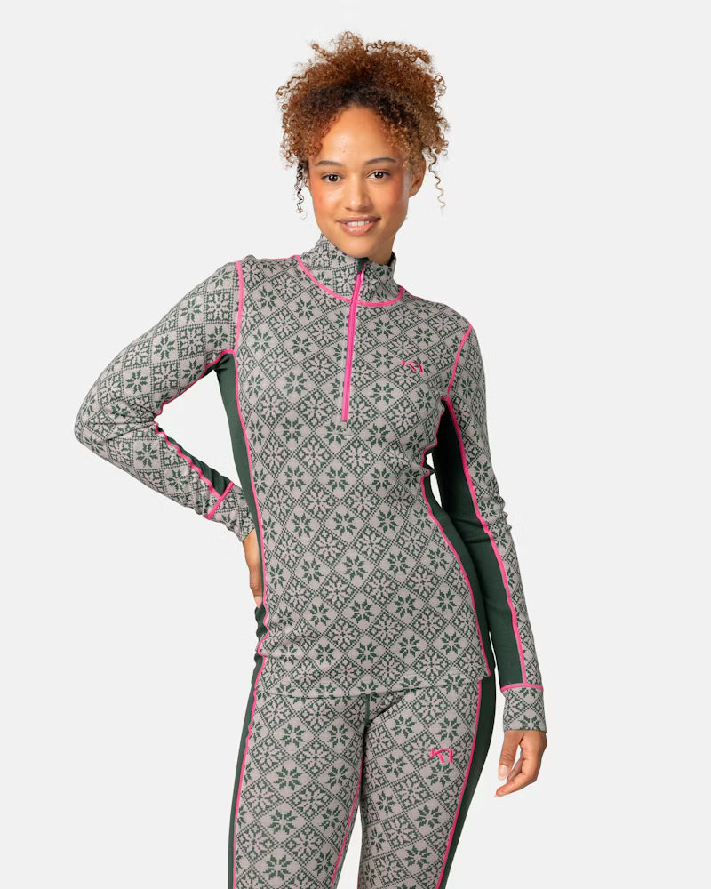 Rose Half Zip - Thyme