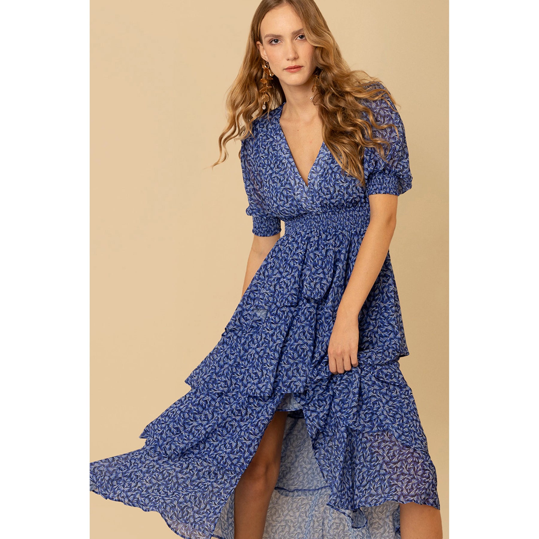 Milana Long Dress - Navy