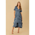Milana Solid Dress - Slate
