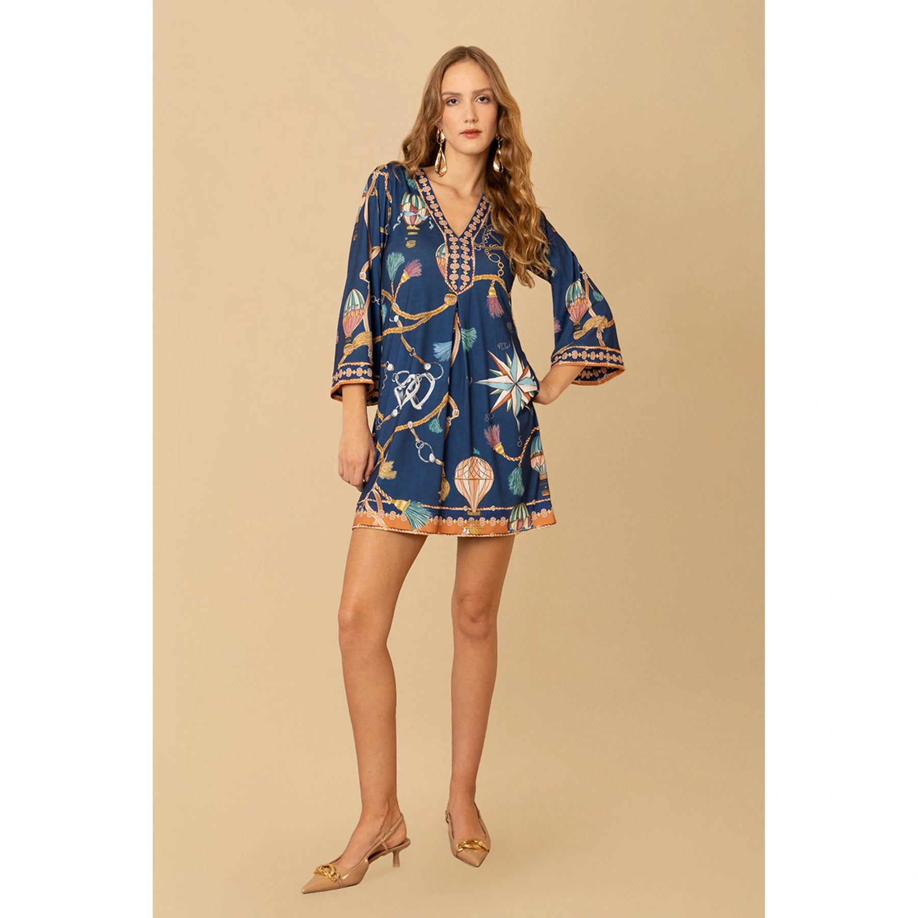 Giuliana Dress - Marinblå