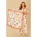 Leilany Silk Scarf - Vit