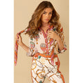 Leilany Silk Scarf - Vit