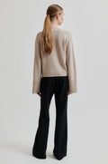 Fique Flared Trousers - Black