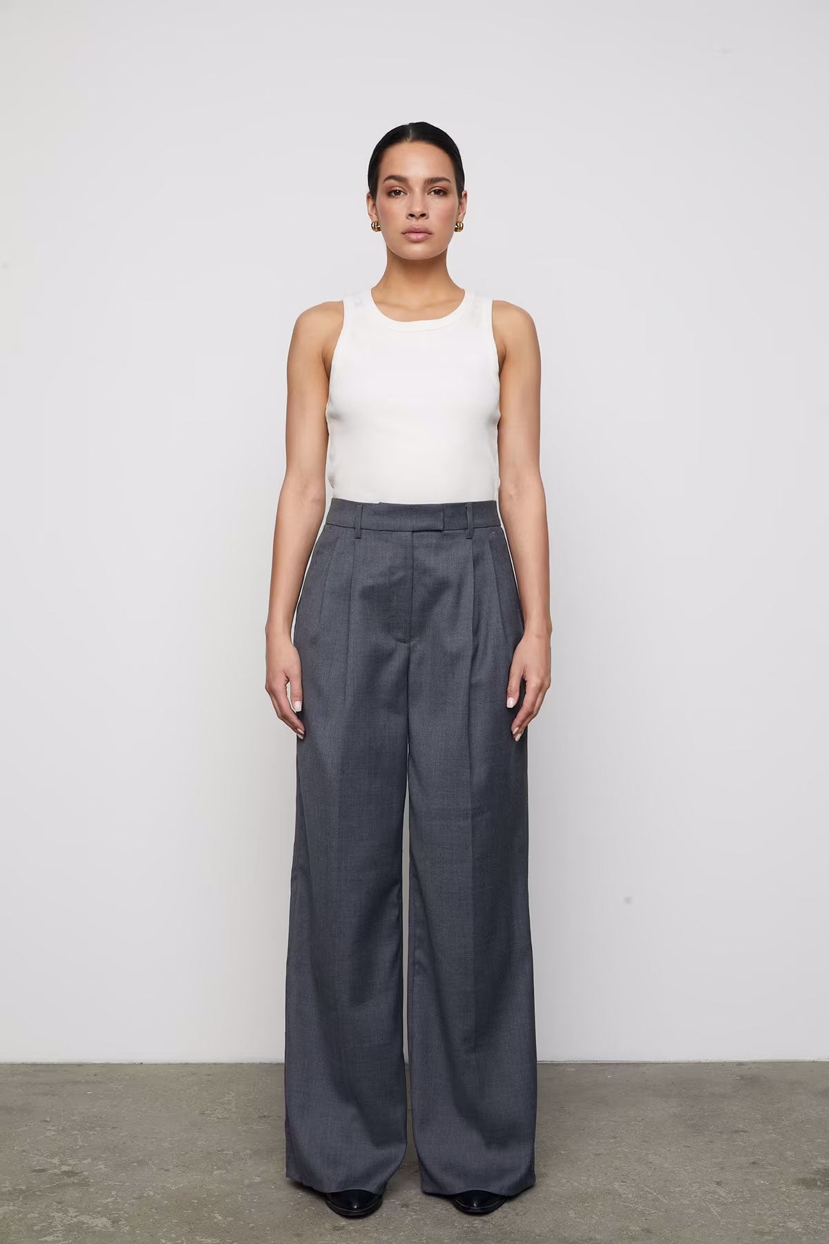 Ava Trouser - Grey