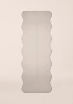 Yoga Mat Grip & Cushion III Scallop 5mm - Light Cashmere