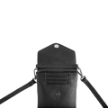 Carly Mobile Bag Grain - Black