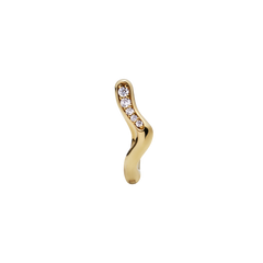 Yasmin 8 Huggie - Gold