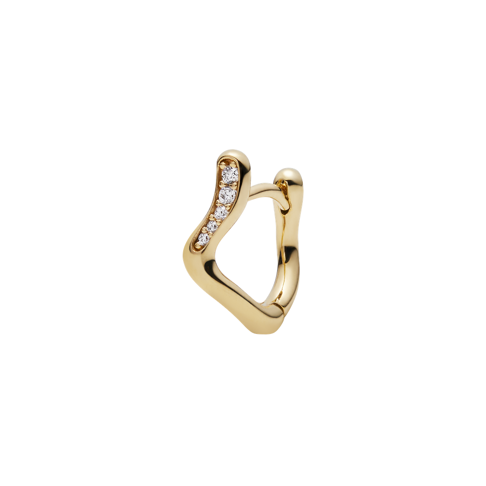 Yasmin 8 Huggie - Gold