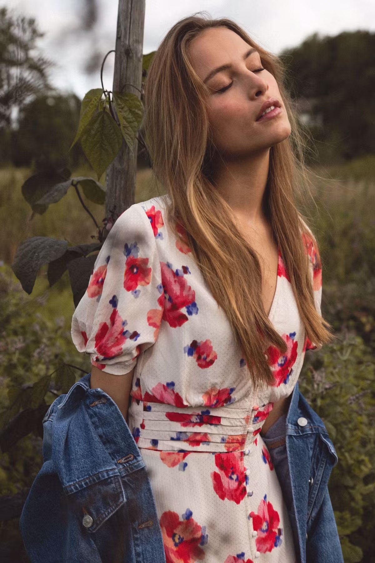 Athalia Dress - Pink Mallow Print