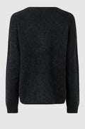 Brook Knit Oversize V-Neck - Black