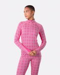 Rose Light Half Zip - Bright Pink