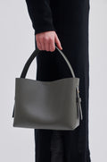 Leata Leather Bag - Bungee Cord