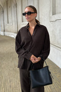 Leata Leather Bag - Svart