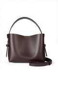 Leata Leather Bag - Chocolate Plum