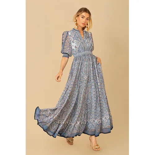 Ellison Dress - Blå