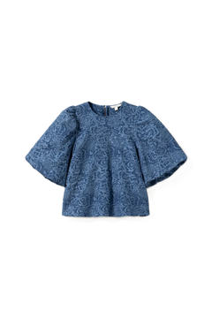 N-Shelly Blouse - Dusty Blue