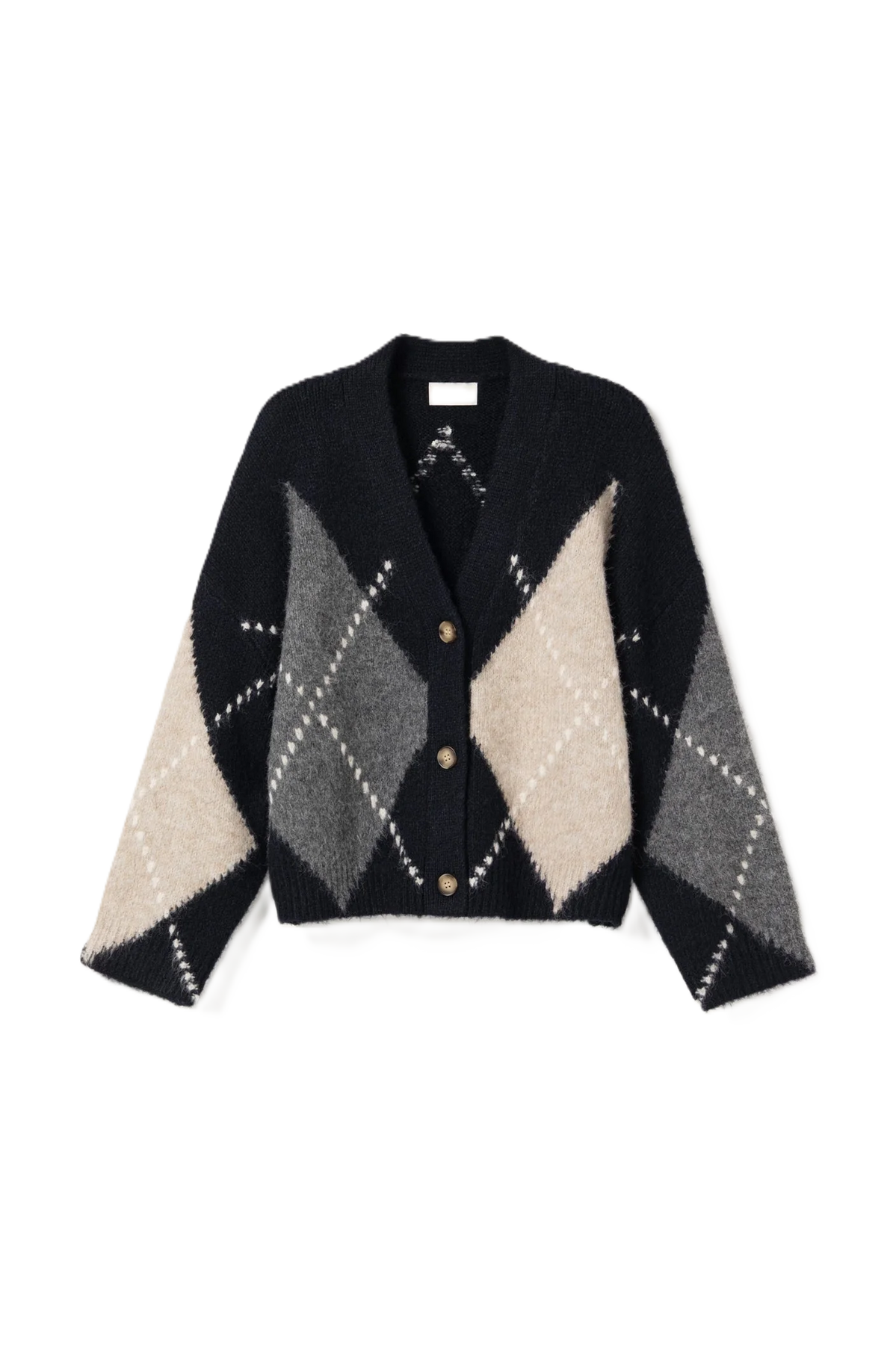 N-Laiana Knit Cardigan - Navy Mix