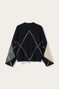 N-Laiana Knit Cardigan - Navy Mix