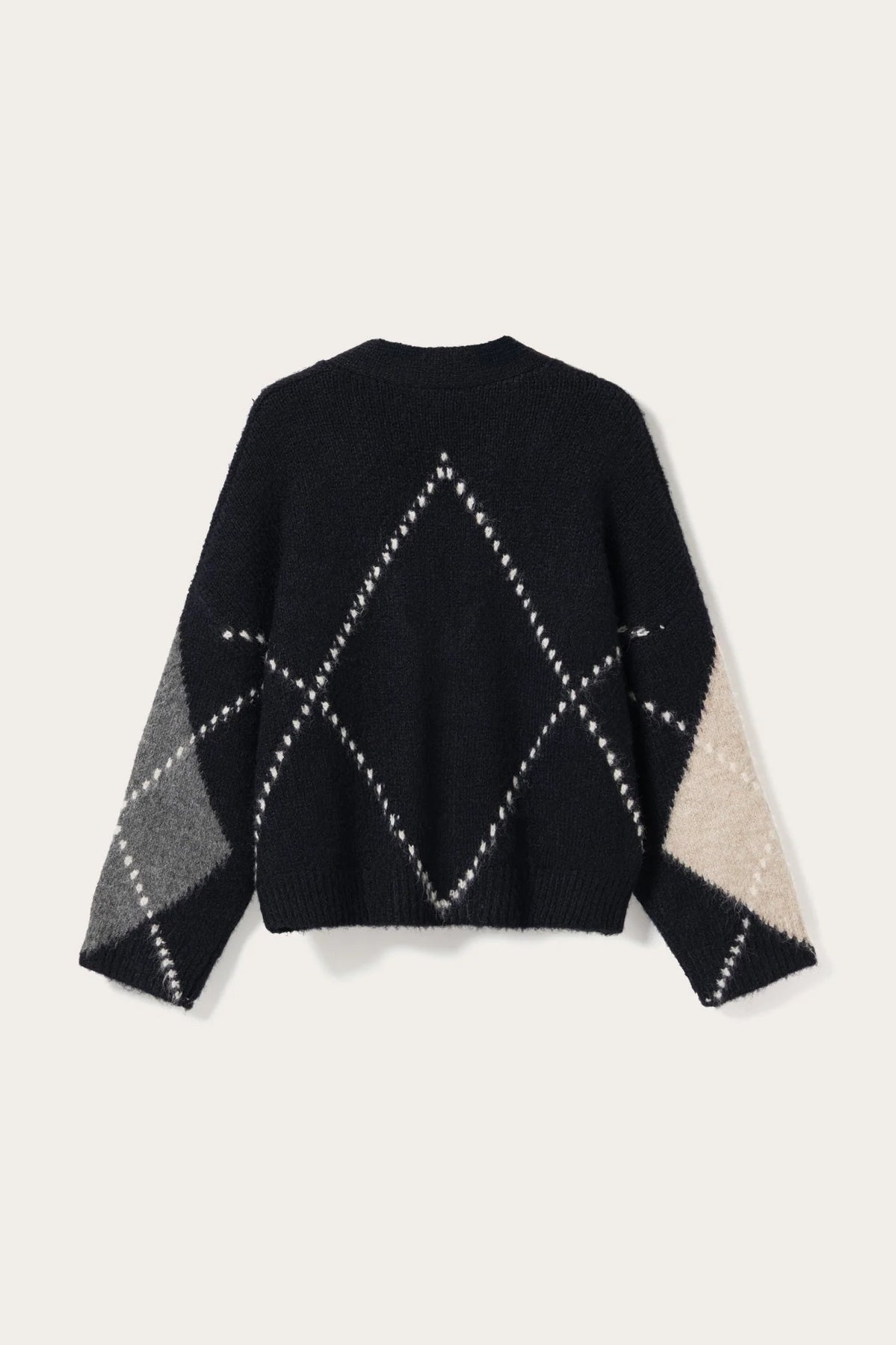 N-Laiana Knit Cardigan - Navy Mix