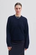 Brookline Knit New O-Neck - Eclipse