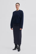Brookline Knit New O-Neck - Eclipse