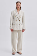 Evie Fitted Blazer - French Oak